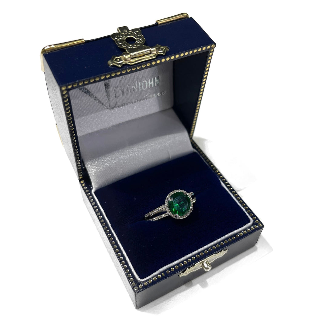 Green Topaz Ring