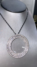 Load image into Gallery viewer, Floating Diamond Bezel Pendant
