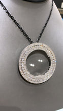 Load image into Gallery viewer, Floating Diamond Bezel Pendant
