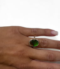 Load image into Gallery viewer, Rose Gold Ammolite Ring
