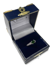 Load image into Gallery viewer, Chrome Diopside Diamond Ring
