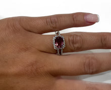 Load image into Gallery viewer, Pink Tourmaline &amp; Diamond Ring
