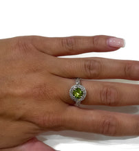 Load image into Gallery viewer, Peridot Diamond Ring

