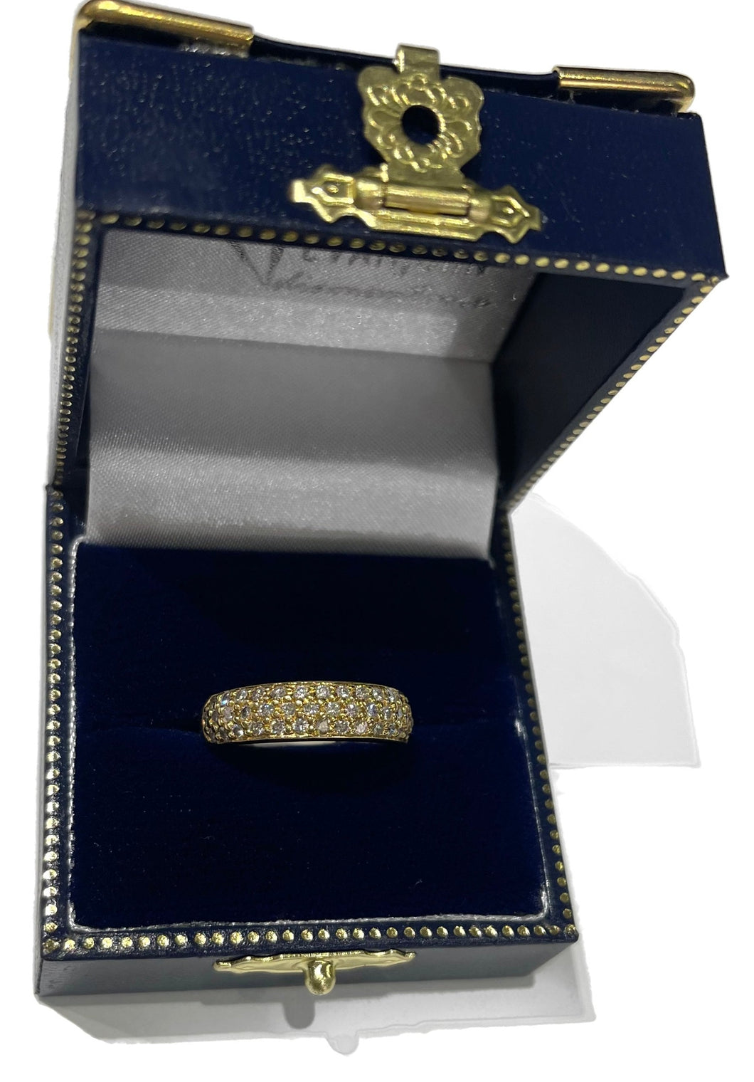 Yellow Gold Diamond Stackable Ring