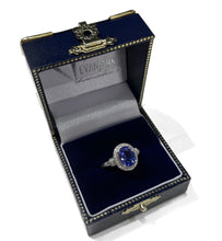 Load image into Gallery viewer, Oval Tanzanite and Diamond Ring
