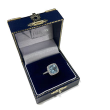 Load image into Gallery viewer, Aquamarine Cushion Ring
